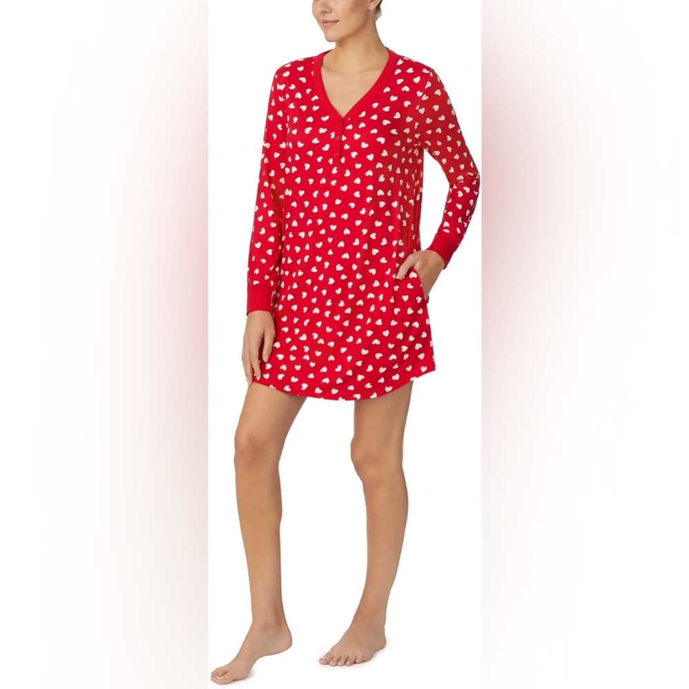 Kate Spade Red Heart Night Dress